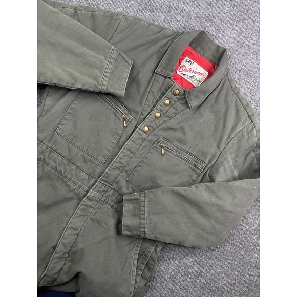 Vintage 50's Lee Union Made Outerwear Coveralls Men's 44 Talon Zip Quilted Lined